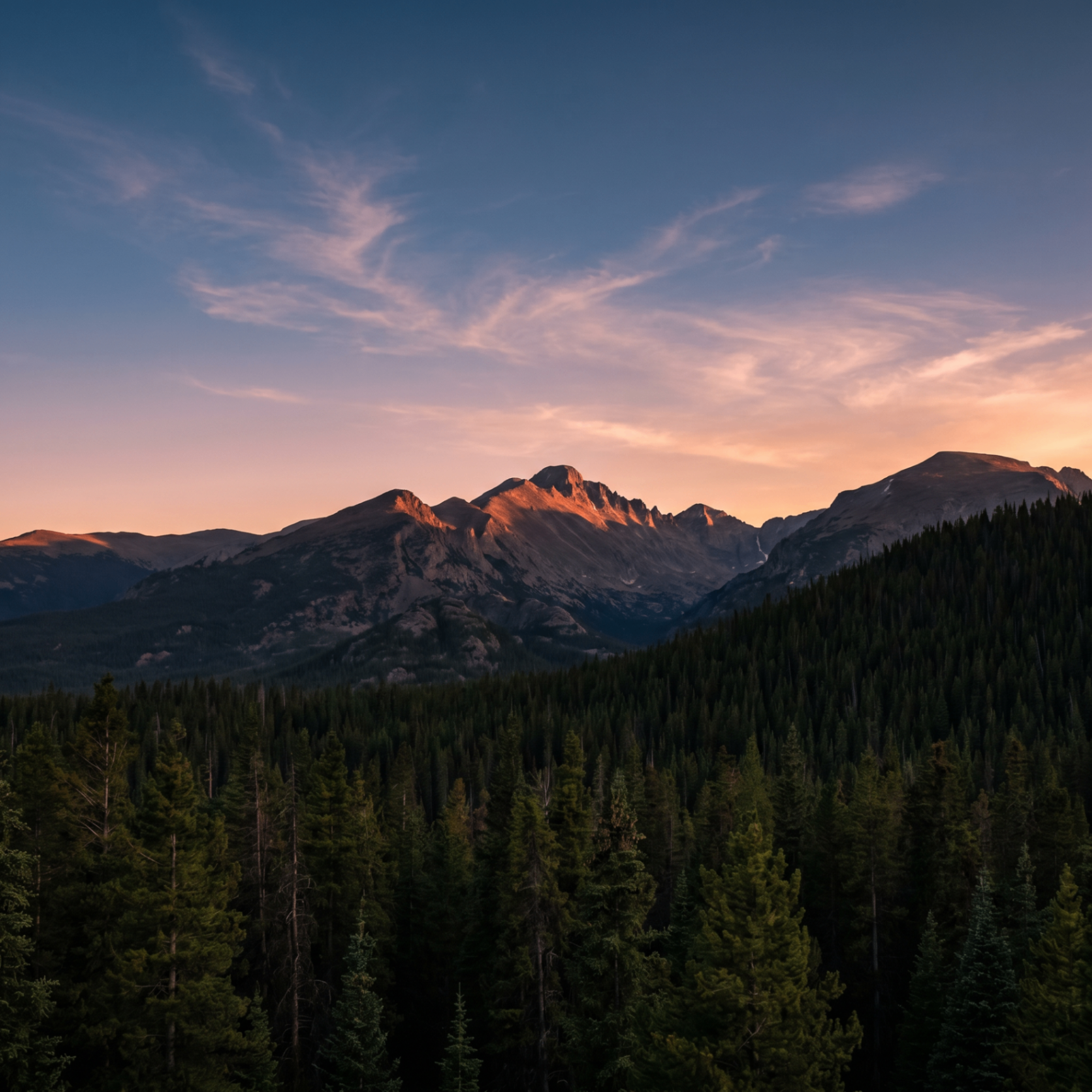 Mountain Stillness retreat — Colorado mountain landscape