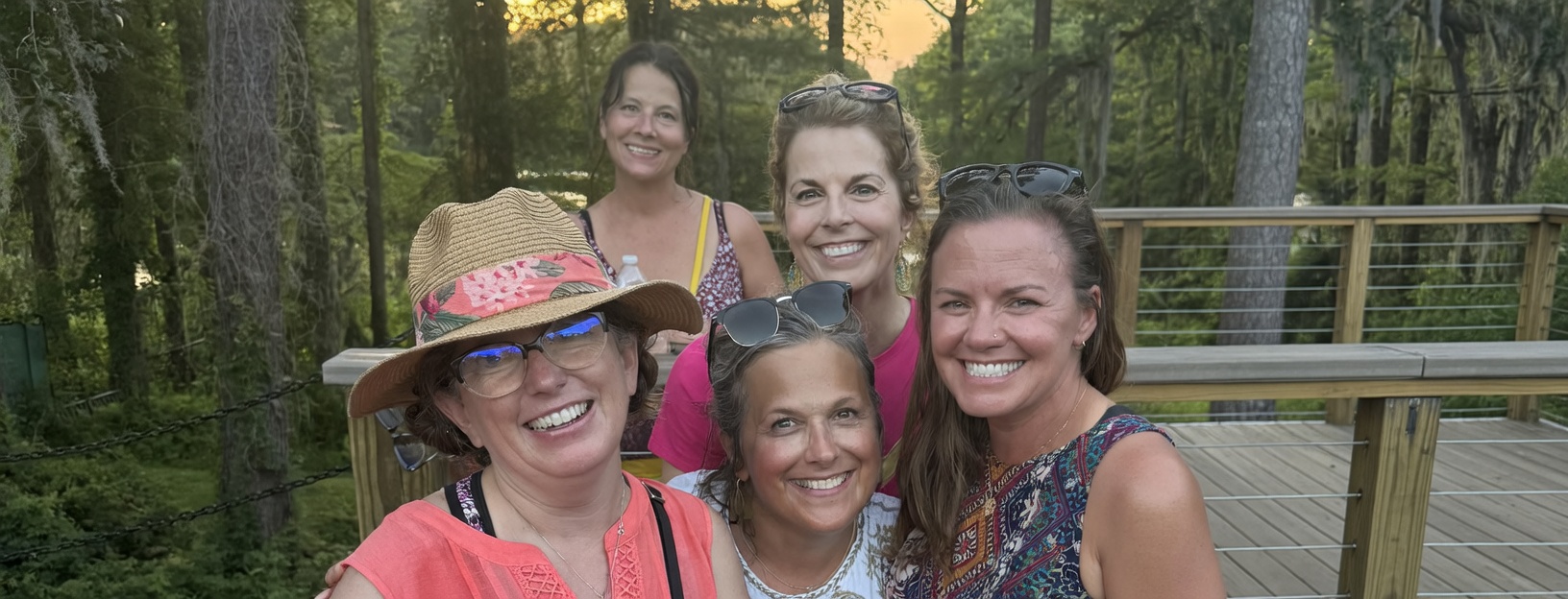 Women gathered together at a Natural Harmony retreat