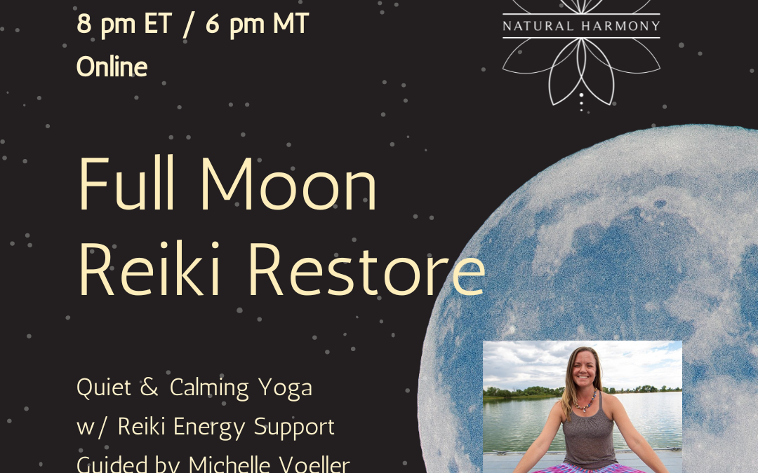 Full Moon Reiki Restorative Yoga